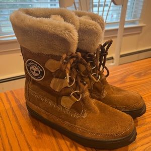 Timberland Suede Mukluk Lace-up Boots